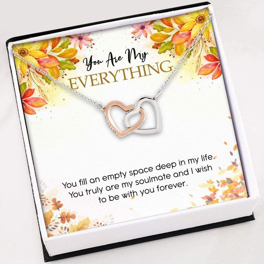 Girlfriend Necklace, Wife Necklace, Necklace For Women Girl , You Are My Everything Necklace Gift For Her - Thegiftio UK