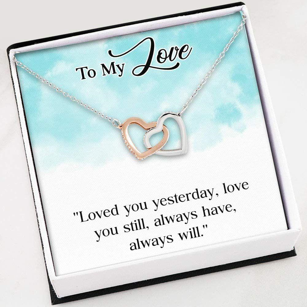 Girlfriend Necklace, Wife Necklace, Necklace For Women Girl , To My Love Necklace , Necklace Gifts For Her - Thegiftio UK