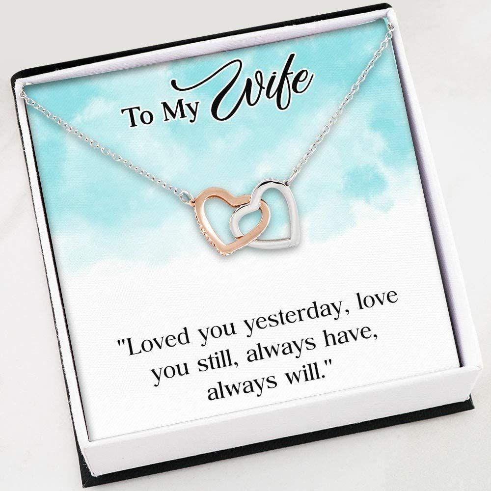 Wife Necklace, Necklace For Women Girl , To My Wife Necklace , Necklace Gifts For Her Necklace With Gift Box - Thegiftio UK
