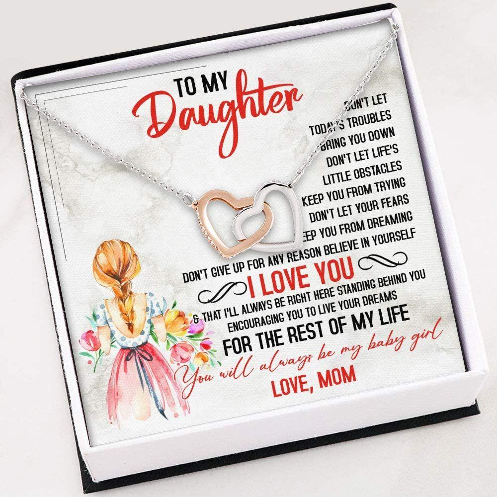 Daughter Necklace, Necklace For Women Girl , Daughter Gift , To My Daughter From Dad Necklace With Gift Box - Thegiftio UK