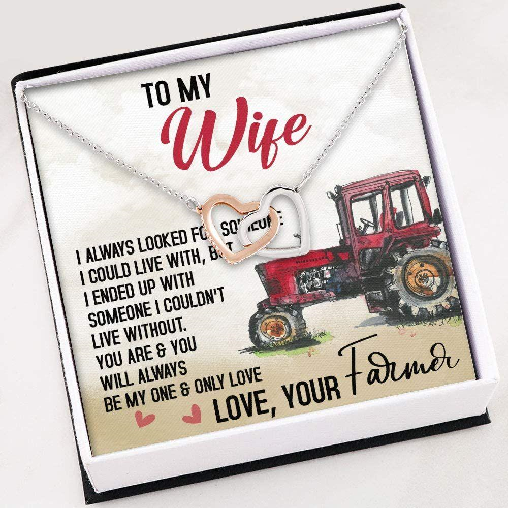Wife Necklace, Necklace For Women Girl , Farmer, Wife , To My Wife Gifts For Her Necklace - Thegiftio UK