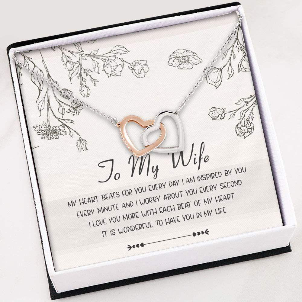 Wife Necklace, Necklace For Women Girl , To My Wife Necklace Gift , Necklace For Wife , Necklace With Gift Box - Thegiftio UK