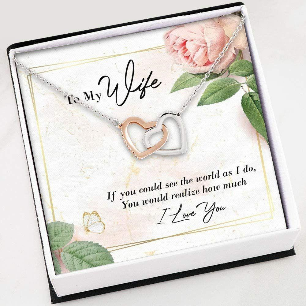 Wife Necklace, Necklace For Women Girl , To My Wife Necklace , Gift For Her For Wife Necklace - Thegiftio UK