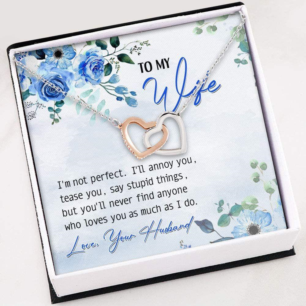 Wife Necklace, Necklace For Women Girl , To My Wife Necklace , Gift For Her For Wife Necklace - Thegiftio UK