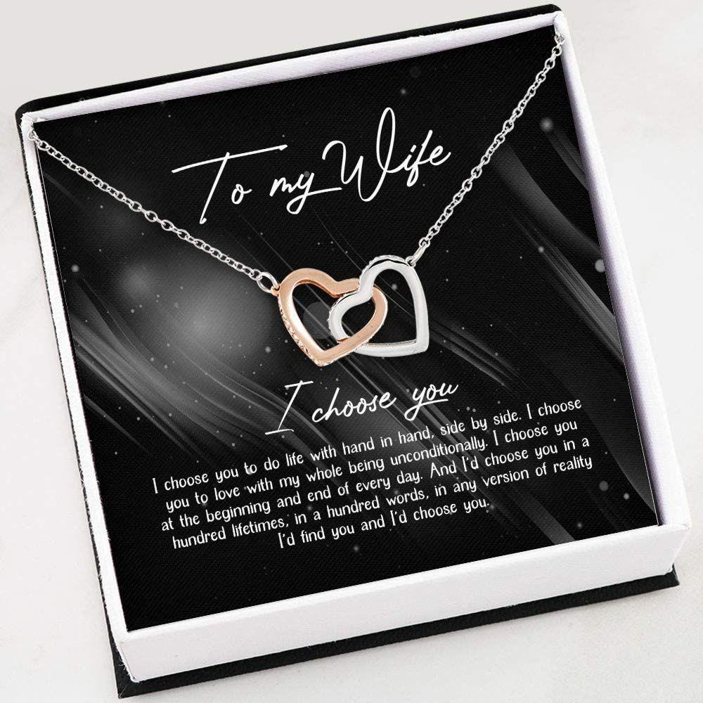 Wife Necklace, Necklace For Women Girl , To My Wife Necklace Gift For Wife , Necklace With Gift Box - Thegiftio UK