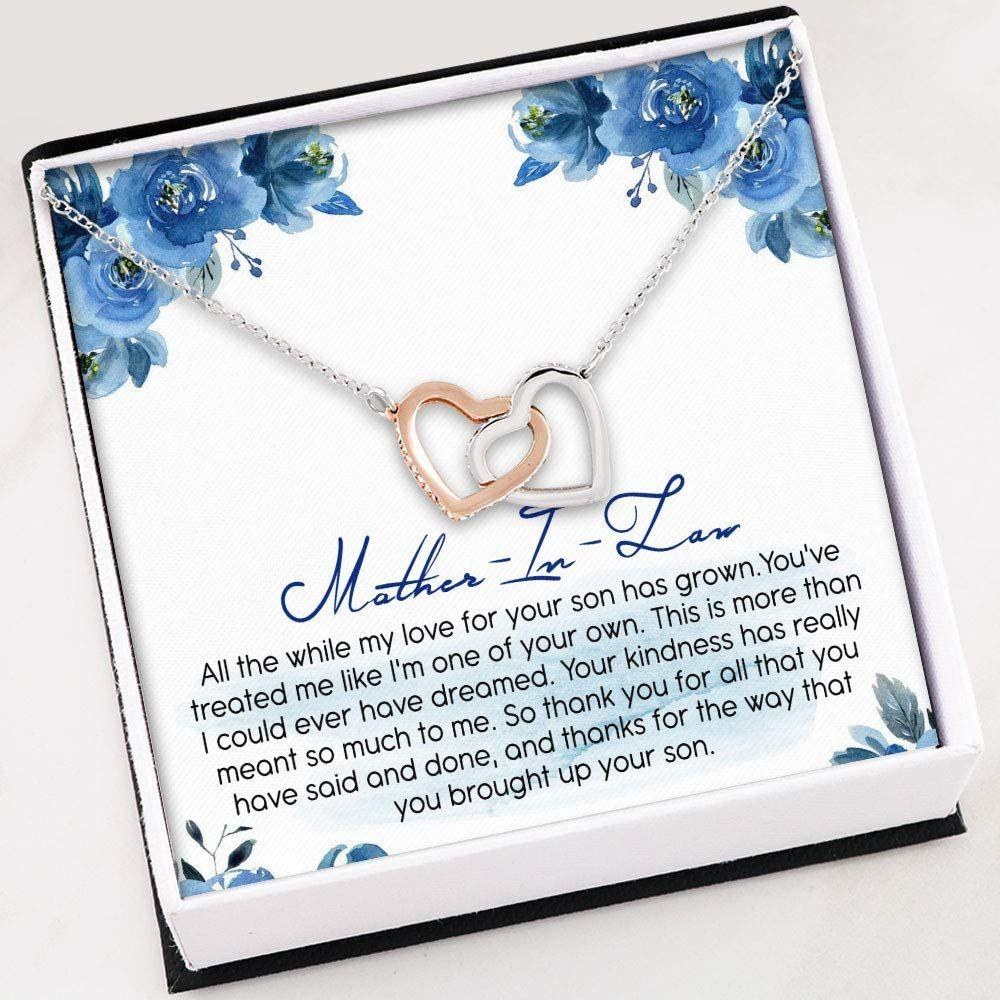 Mother-In-Law Necklace, Necklace For Women Girl , Mother-In-Law Gift , Gift For Mother Of The Groom - Thegiftio UK