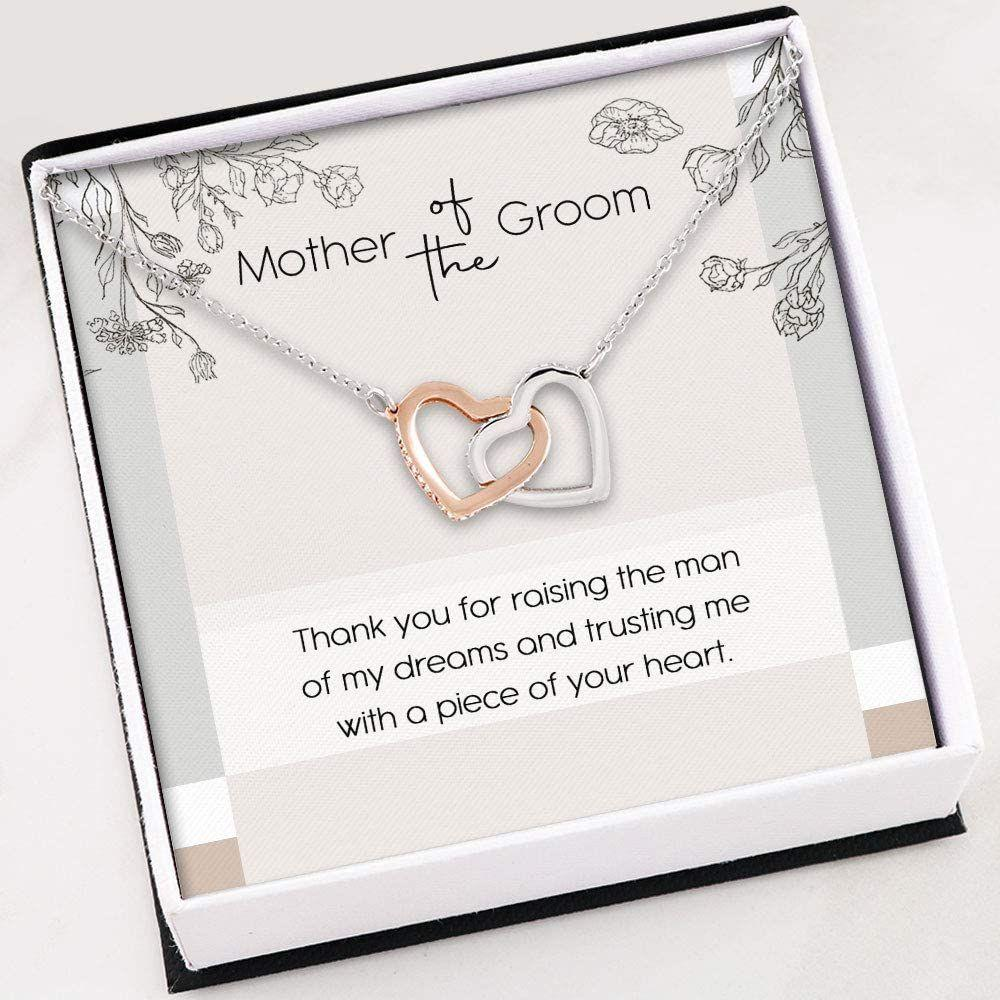 Mother-In-Law Necklace, Necklace For Women Girl , Mother Of The Groom , Thank You Mom Necklace - Thegiftio UK