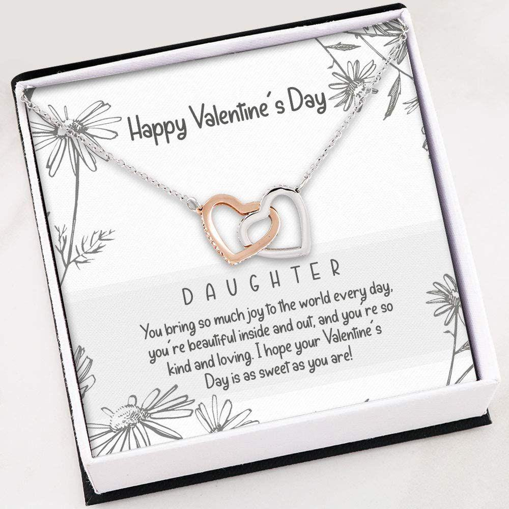 Daughter Necklace, Necklace For Women Girl , Daughter Gift , Valentine, Day Gift For Daughter With Gift Box - Thegiftio UK