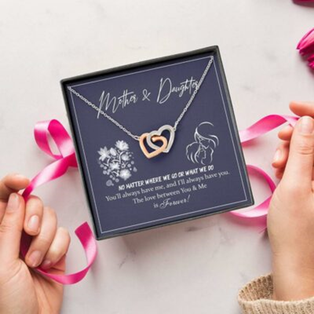 Mom Necklace, Daughter Necklace, Mother Daughter Necklace , Gift For Daughter Mom - Thegiftio UK