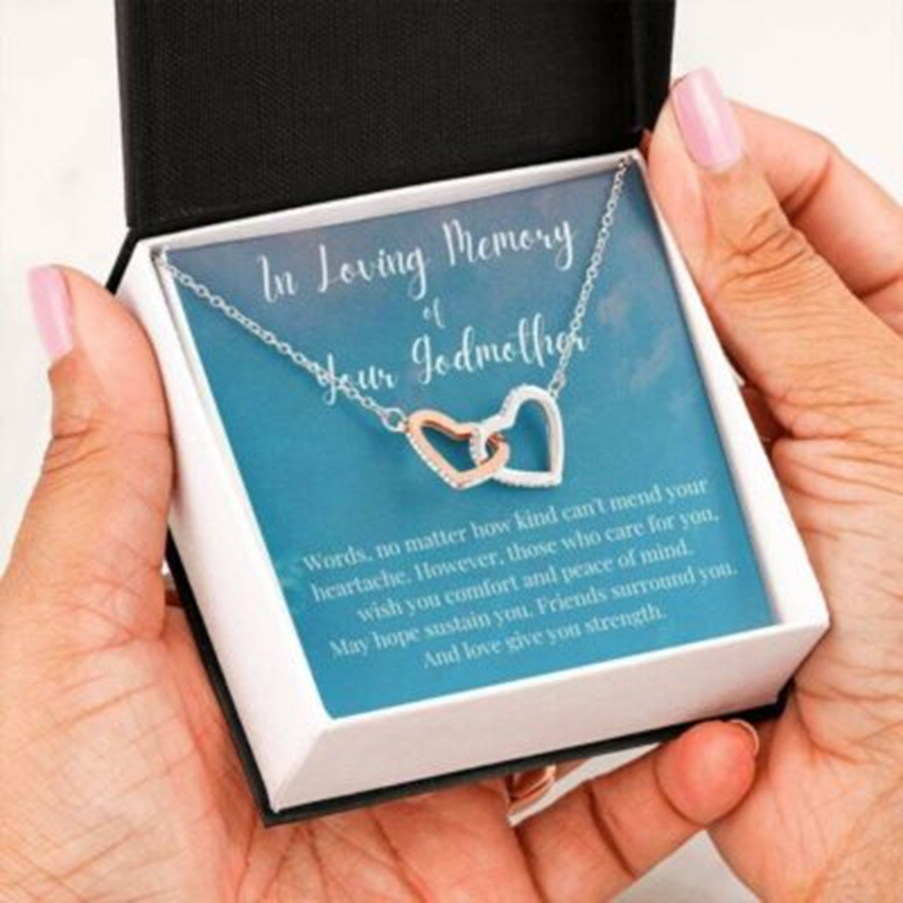 Loss Of Godmother Necklace Gift, Grief Gift, Sympathy Gift, Remembrance Gift, Memorial Gift Necklace - Thegiftio UK