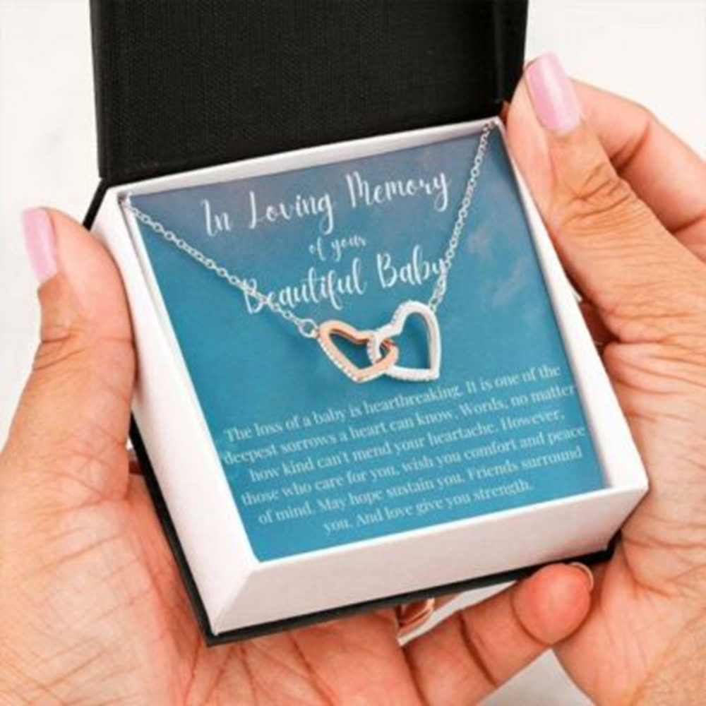 Baby Loss Necklace Gift, Infant Loss Gifts, Miscarriage Necklace, Pregnancy Loss Sorry Necklace - Thegiftio UK