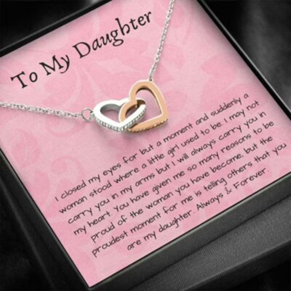 Daughter Necklace, To My Daughter Necklace , Always & Forever , Gift For Daughter Birthday - Thegiftio UK