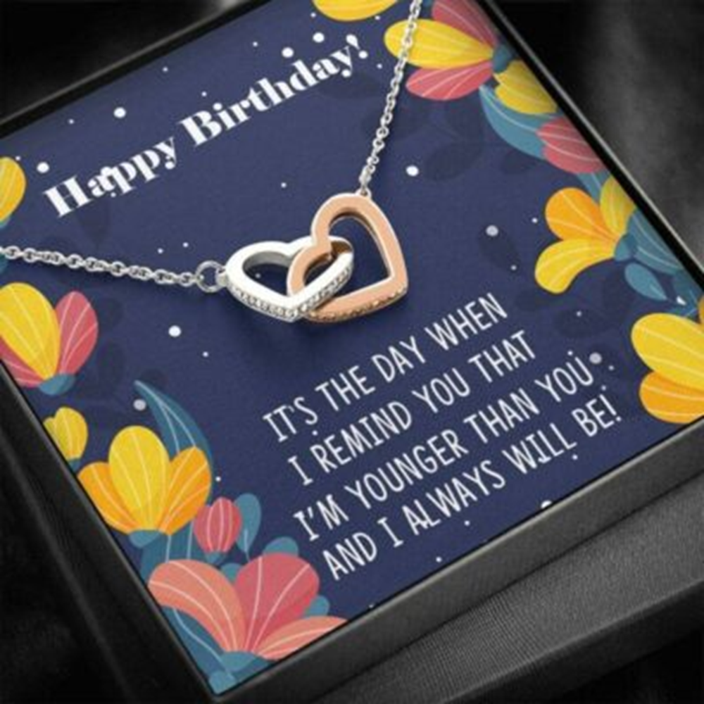 Sister Necklace, Sister Birthday Necklace , Older Sister From Younger Sister Birthday Gift - Thegiftio UK