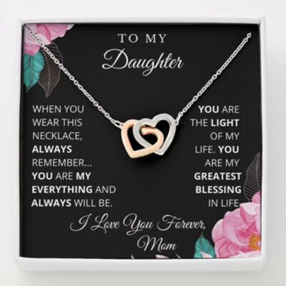 Daughter Necklace, To My Daughter Necklace, Gift For Daughter From Mom, Daughter Mother Necklace - Thegiftio UK