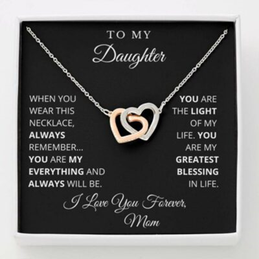 Daughter Necklace, To My Daughter Necklace, Gift For Daughter From Mom, Daughter Mother Necklace - Thegiftio UK