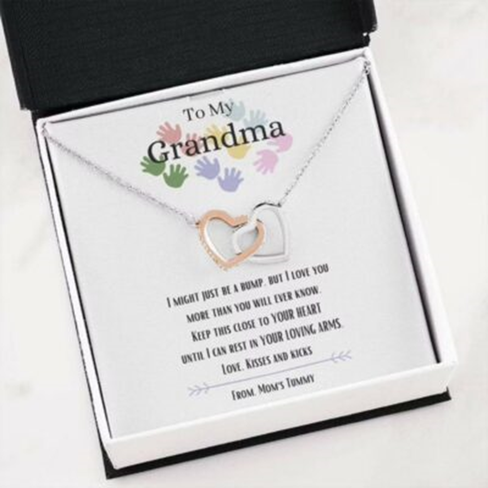 Grandmother Necklace, To My Grandma Necklace, I Love You, New Grandma Gift, Gifts For Expectant Grandmother - Thegiftio