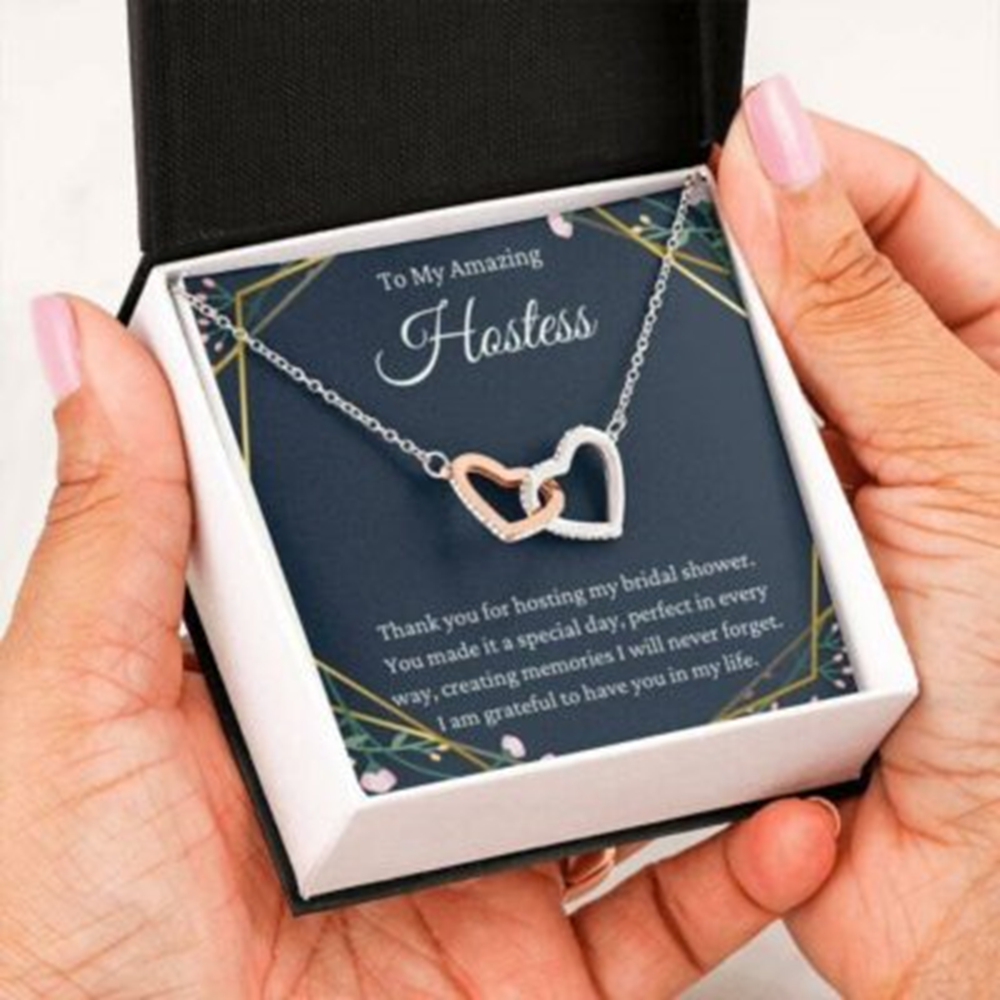 Hostess Gifts Bridal Shower Necklace, Hostess Gift, Shower Host Gift Necklace - Thegiftio UK