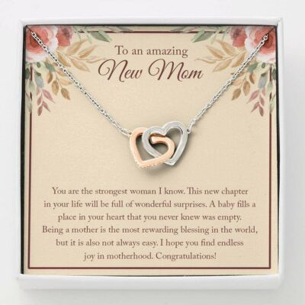 Mom Necklace, Necklace For New Mom, New Mom Gift, Pregnancy Gift For Friend, Mama To Be Gift - Thegiftio UK