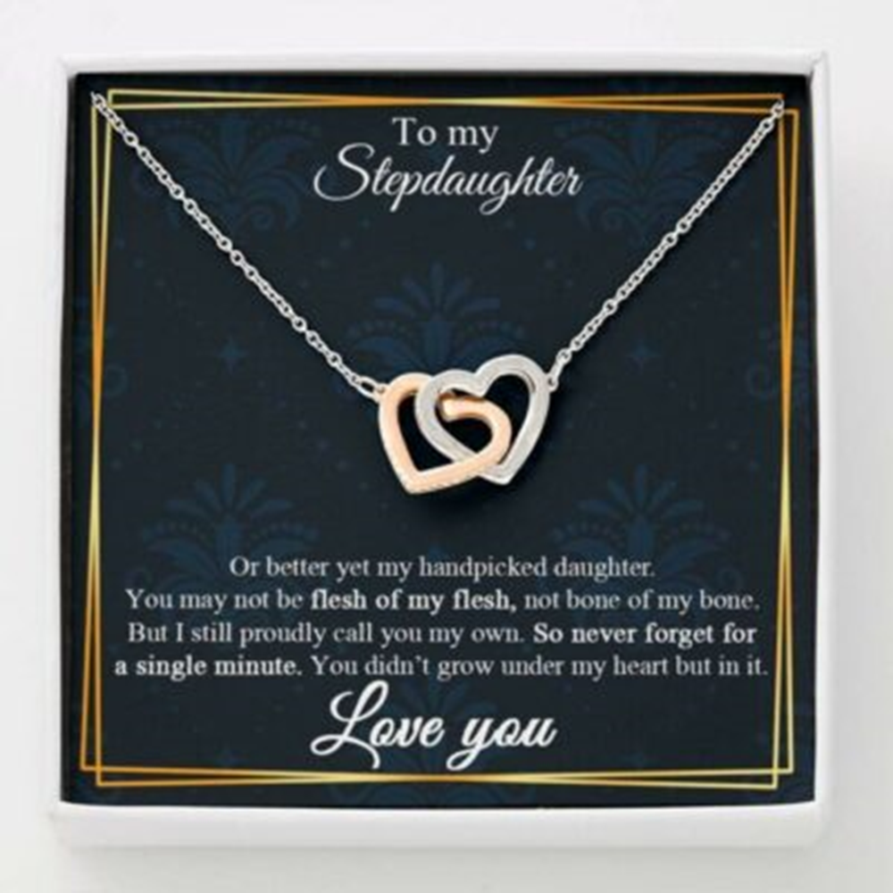 Stepdaughter Necklace, Necklace Gift For Stepdaughter, Stepdaughter Gift, Bonus Daughter Gift - Thegiftio UK