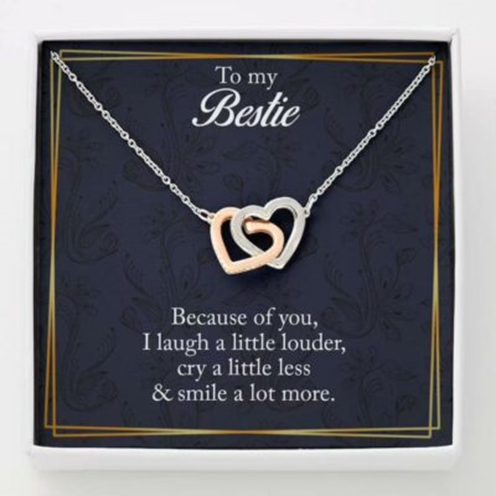 Friend Necklace, To My Bestie Necklace, Birthday Gift For Best Friend, Bestie, Bff, Soul Sister - Thegiftio UK
