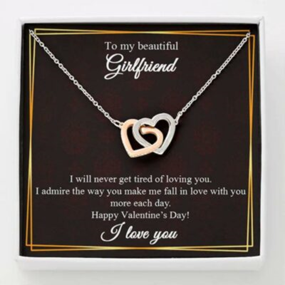 Girlfriend Necklace, To My Girlfriend Necklace, Gift For Her, Necklace For Girlfriend, Valentine Gift - Thegiftio UK