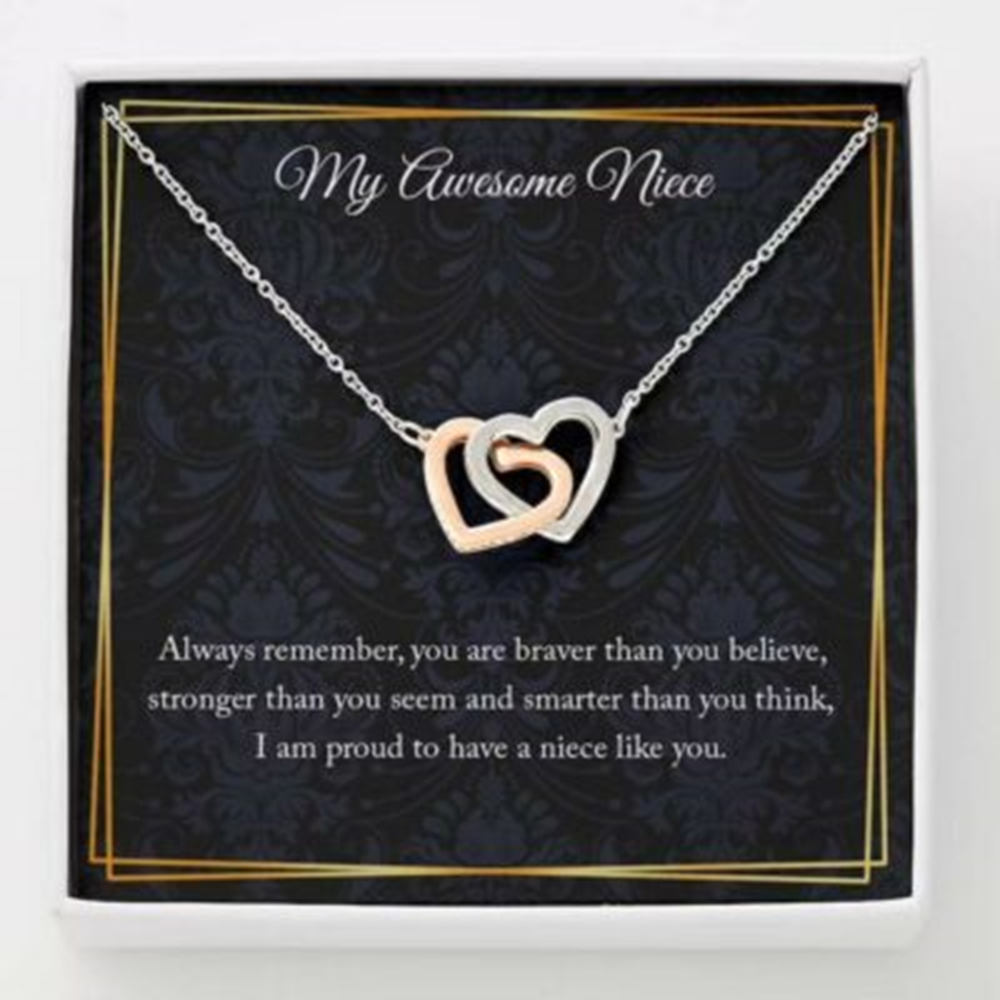 Niece Necklace, To My Niece Necklace Gift, Birthday Gift For Niece, Gift From Aunt - Thegiftio UK