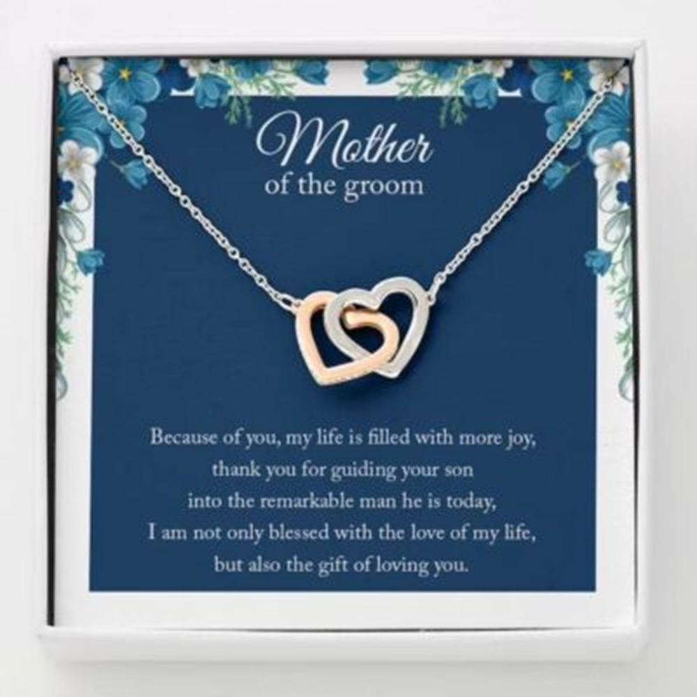 Mom Necklace, Mother Of The Groom Necklace Gift, Wedding Day Gift For Mother Of The Groom - Thegiftio UK