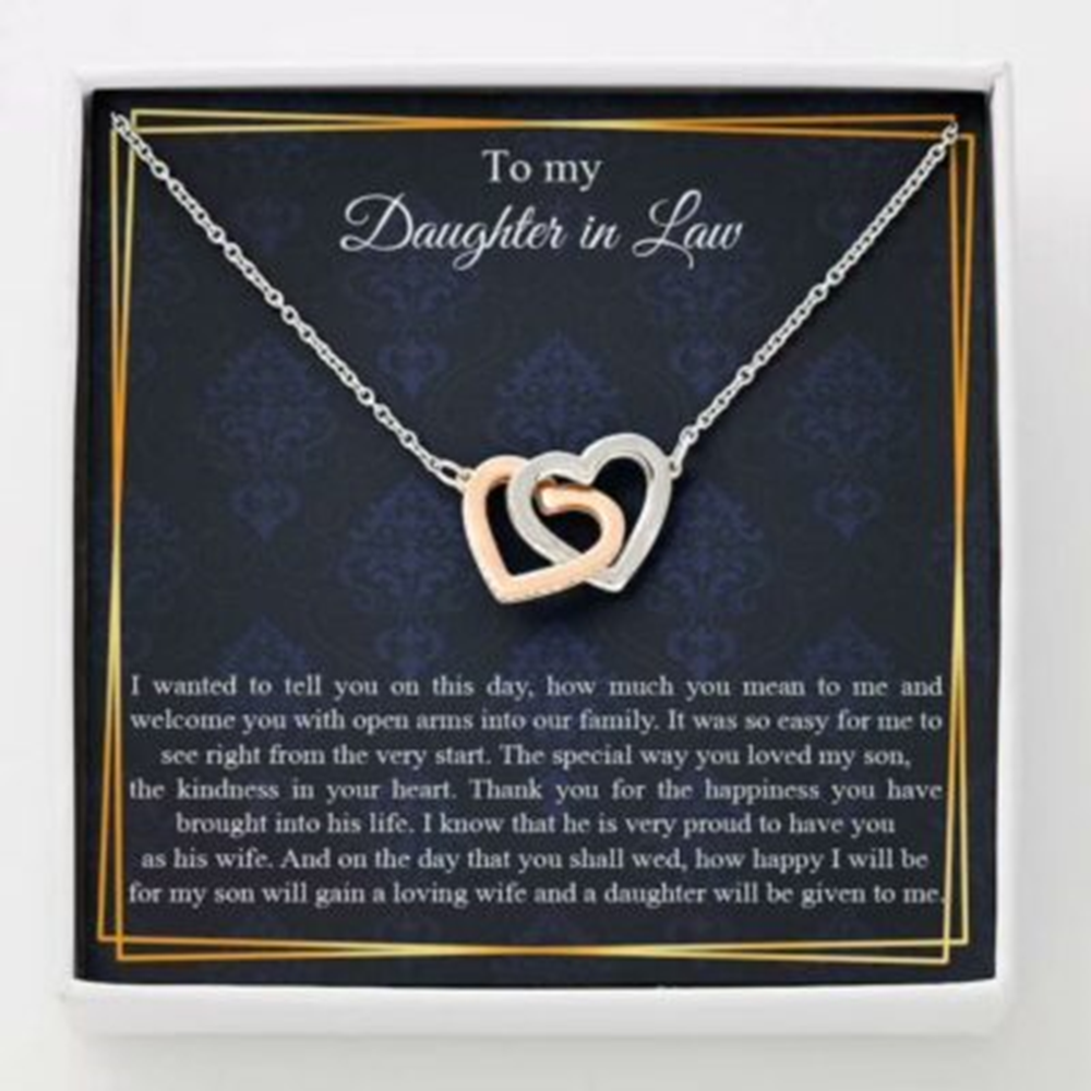 Daughter In Law Necklace, Wedding Necklace Gift For Future Daughter In Law - Thegiftio UK