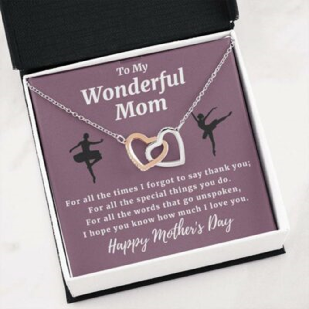 Mom Necklace, Dance Lover Mom Gift, Ballet Mom Gifts, Gift For Mom, Necklace For Mom - Thegiftio UK