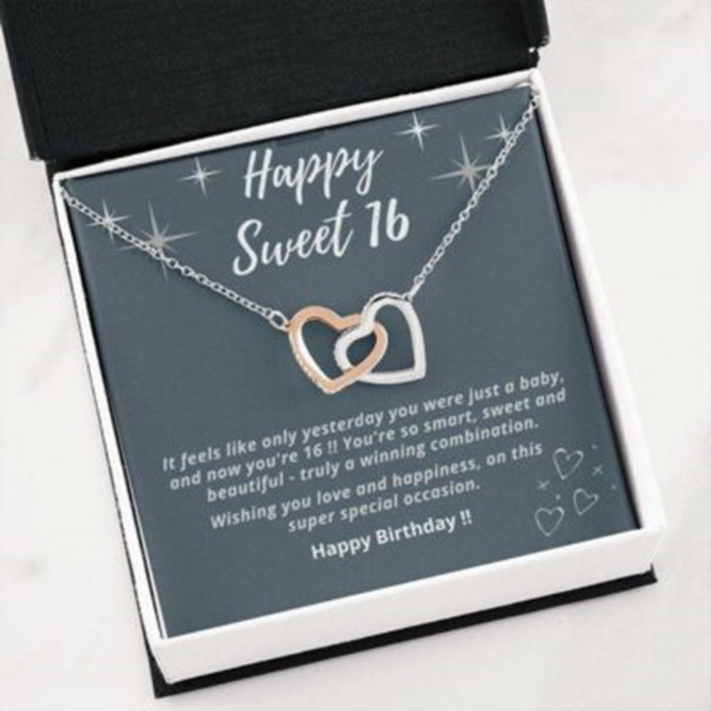 Daughter Necklace, Sweet 16 Gift Necklace, 16Th Birthday Gift, Daughter Necklace, To My Daughter - Thegiftio UK