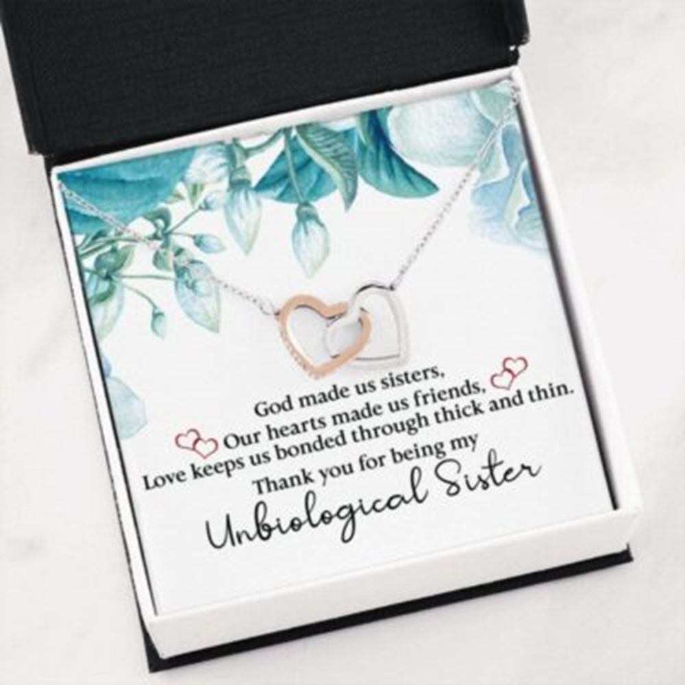Sister Necklace, Unbiological Sister Necklace, Best Friend, Soul Sister, Bridesmaid Gift, Bff Gift - Thegiftio UK