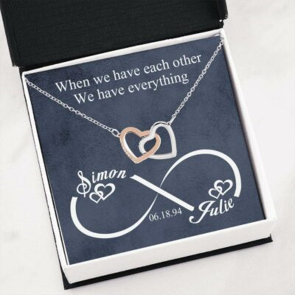 Girlfriend Necklace, When We Have Each Other Necklace For Wife Or Girlfriend, Girlfriend Gift From Boyfriend - Thegiftio UK