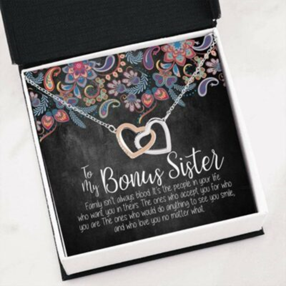 Sister Necklace, Bonus Sister Necklace Gift, Sister In Law Gift, Sister Of The Groom, Wedding, Bridesmaid - Thegiftio UK