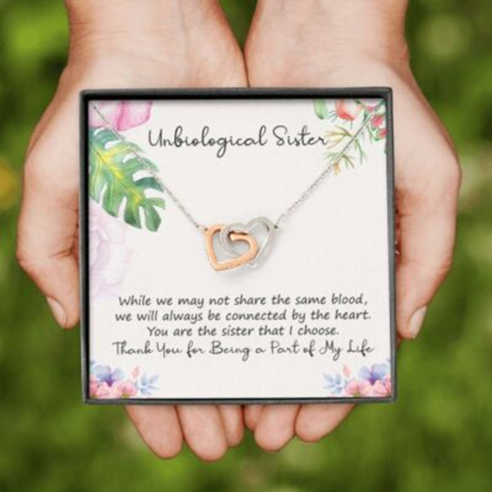 Sister Necklace, Unbiological Sister Necklace, Best Friend, Soul Sister, Bridesmaid Gift, Bff Gift - Thegiftio UK