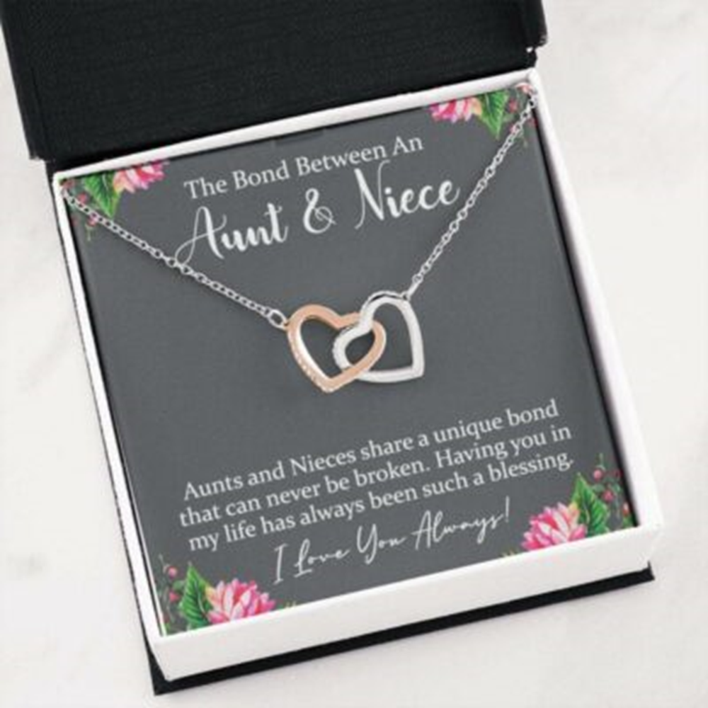 Aunt Necklace, Niece Necklace, Aunt & Niece Necklace, Aunt Gift, Niece Gift, Niece Necklace, Aunt Necklace - Thegiftio UK