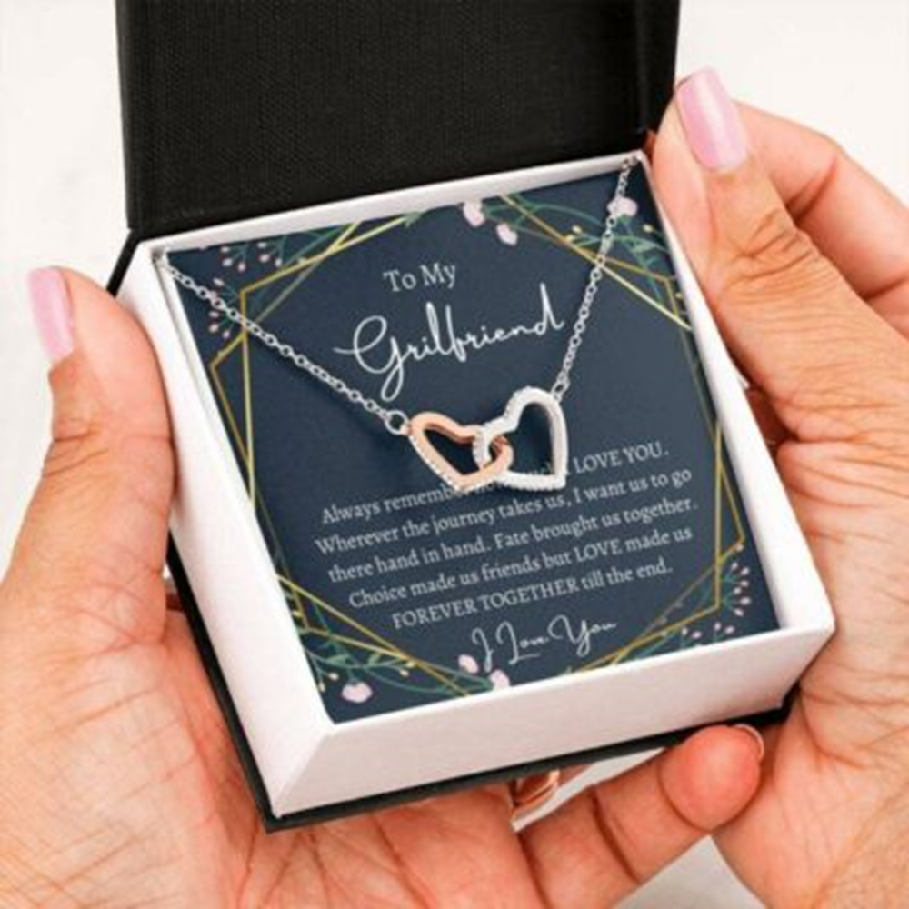Girlfriend Necklace, Future Wife Necklace, To My Girlfriend Necklace, Forever Together, Birthday Gift For Girlfriend, Anniversary Gift - Thegiftio UK