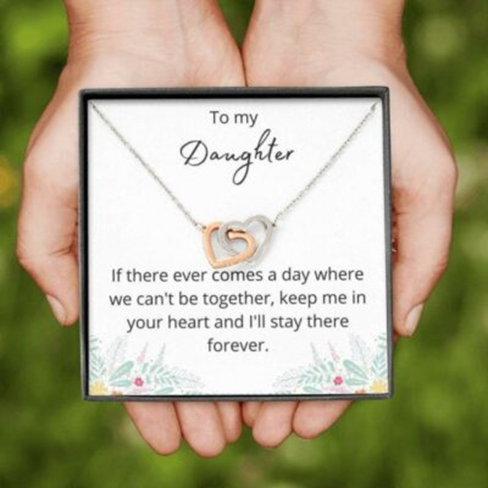 Daughter Necklace, To My Daughter Necklace, Always Keep Me In Your Heart, Gifts For Daughter - Thegiftio UK