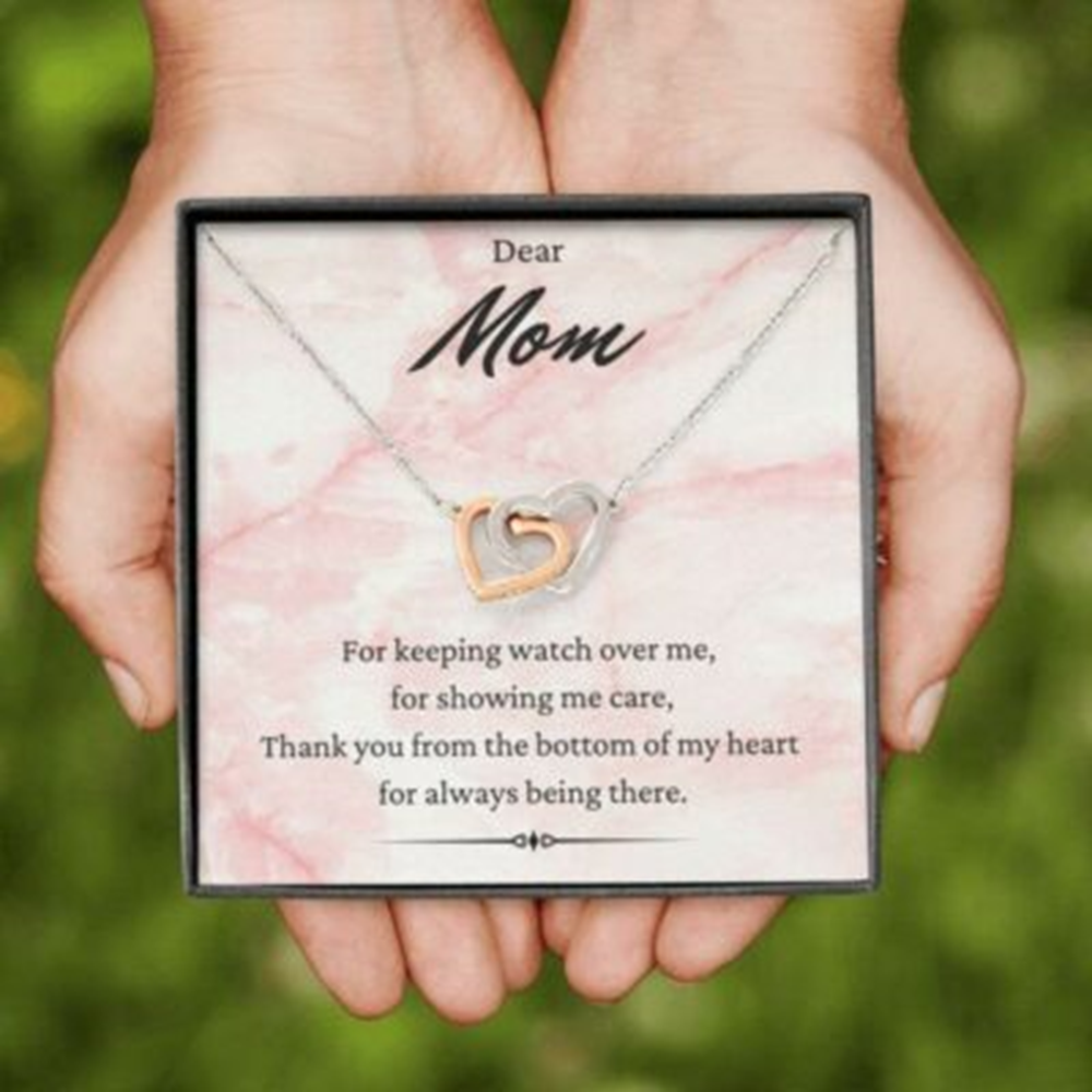 Mom Necklace, Dear Mom Necklace, Keeping Watch, Mother, Day Gift For Mom From Daughter Son - Thegiftio UK