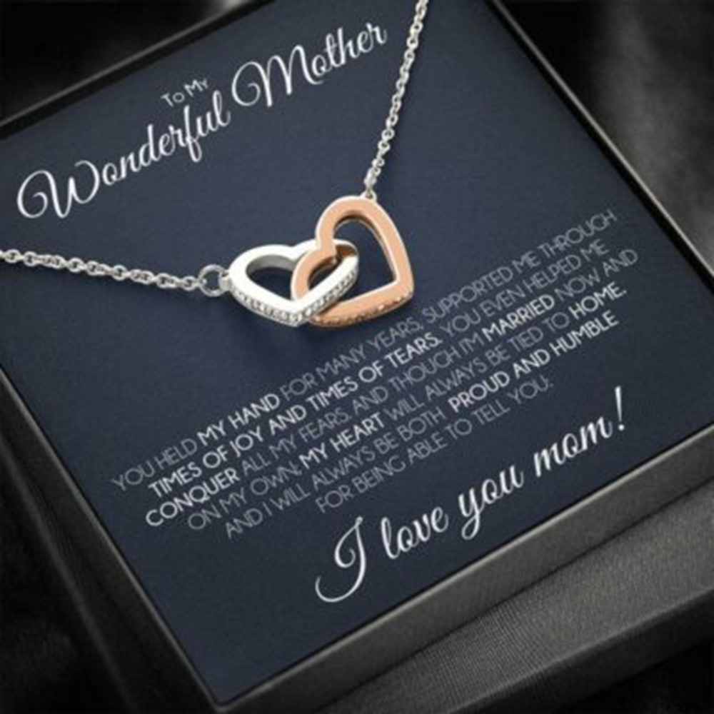 Mom Necklace, Stepmom Necklace, Mother Necklace Birthday Gift For Mom From Daughter, Present For Mother, To My Mother - Thegiftio UK