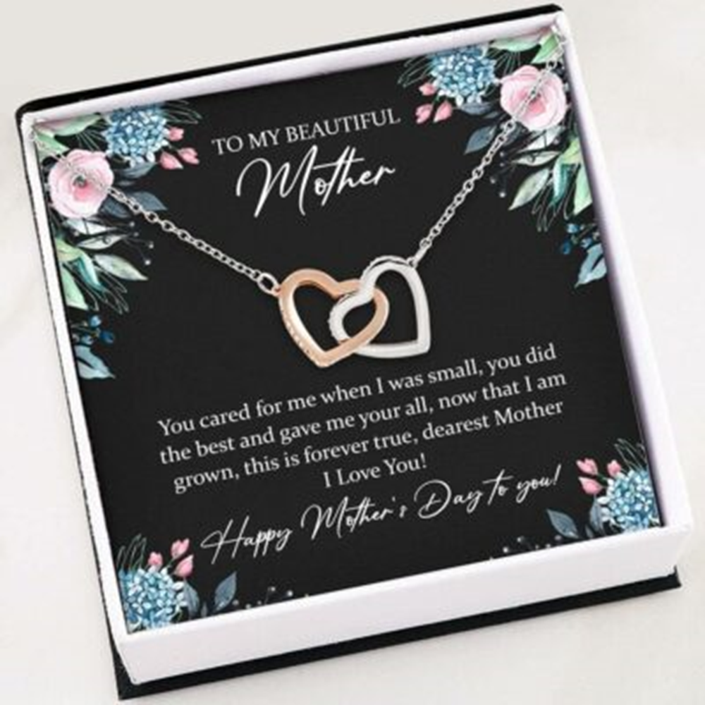 Mom Necklace, Necklace For Women Girl , To My Beautiful Mother , Necklace Gift For Mom - Thegiftio UK
