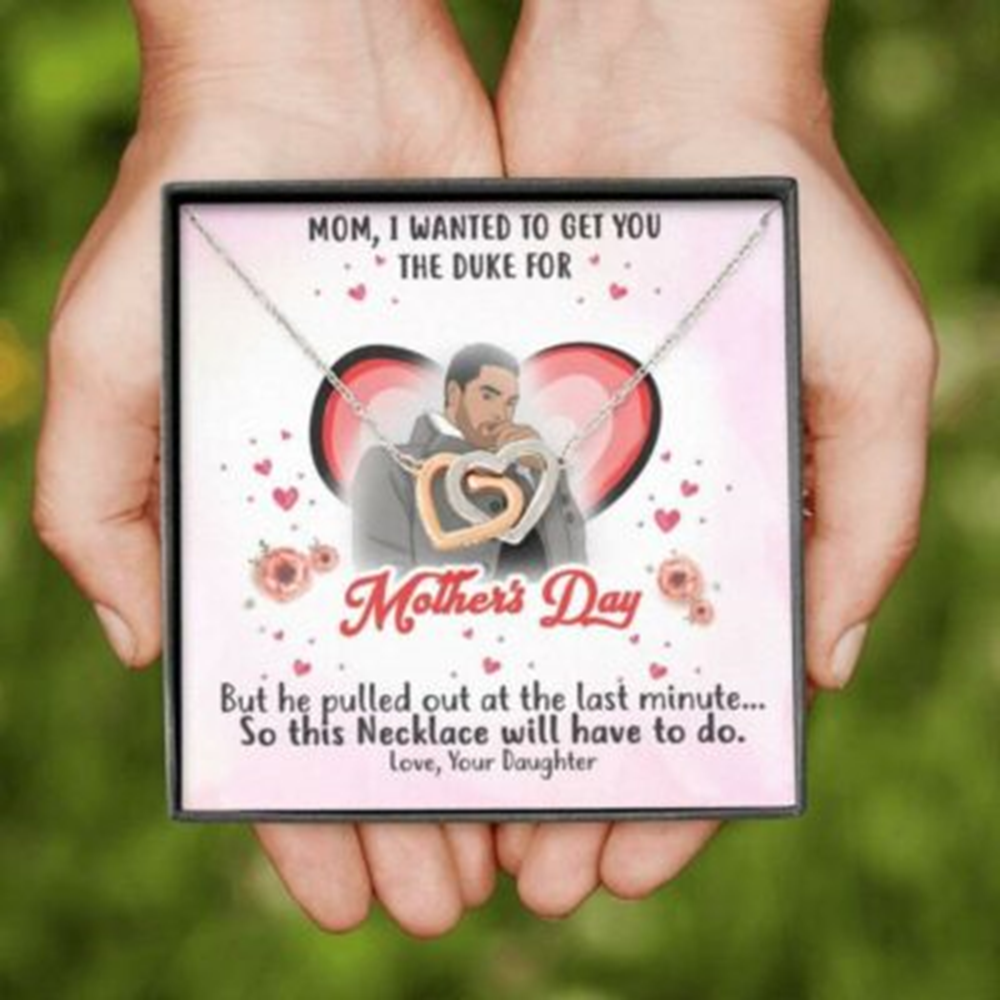 Wife Necklace, Bridgerton Happy Mother, Day Necklace, The Duke Mother, Day Necklace - Thegiftio UK
