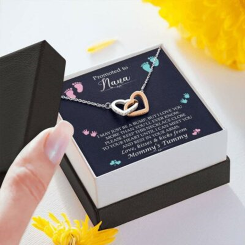 Grandmother Necklace, Promoted To Nana Necklace , Grandmother Announcement Necklace , Nana To Be Gift - Thegiftio UK