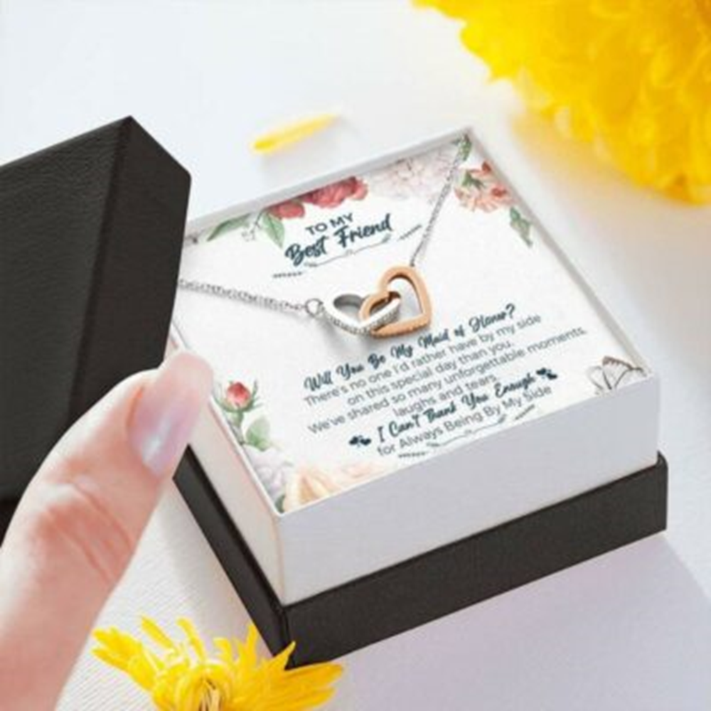 Friend Necklace, To My Best Friend, Maid Of Honor Necklace , Gift For Best Friend, Soul Sister, Bff, Bestie - Thegiftio UK