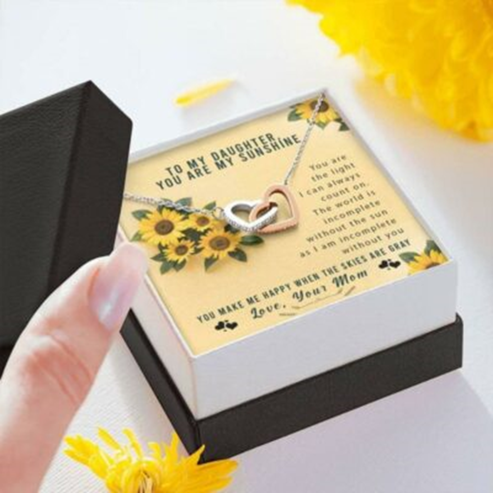 Daughter Necklace, To My Daughter You Are My Sunshine Necklace , Daughter Birthday, Christmas, Graduation Gift - Thegiftio UK