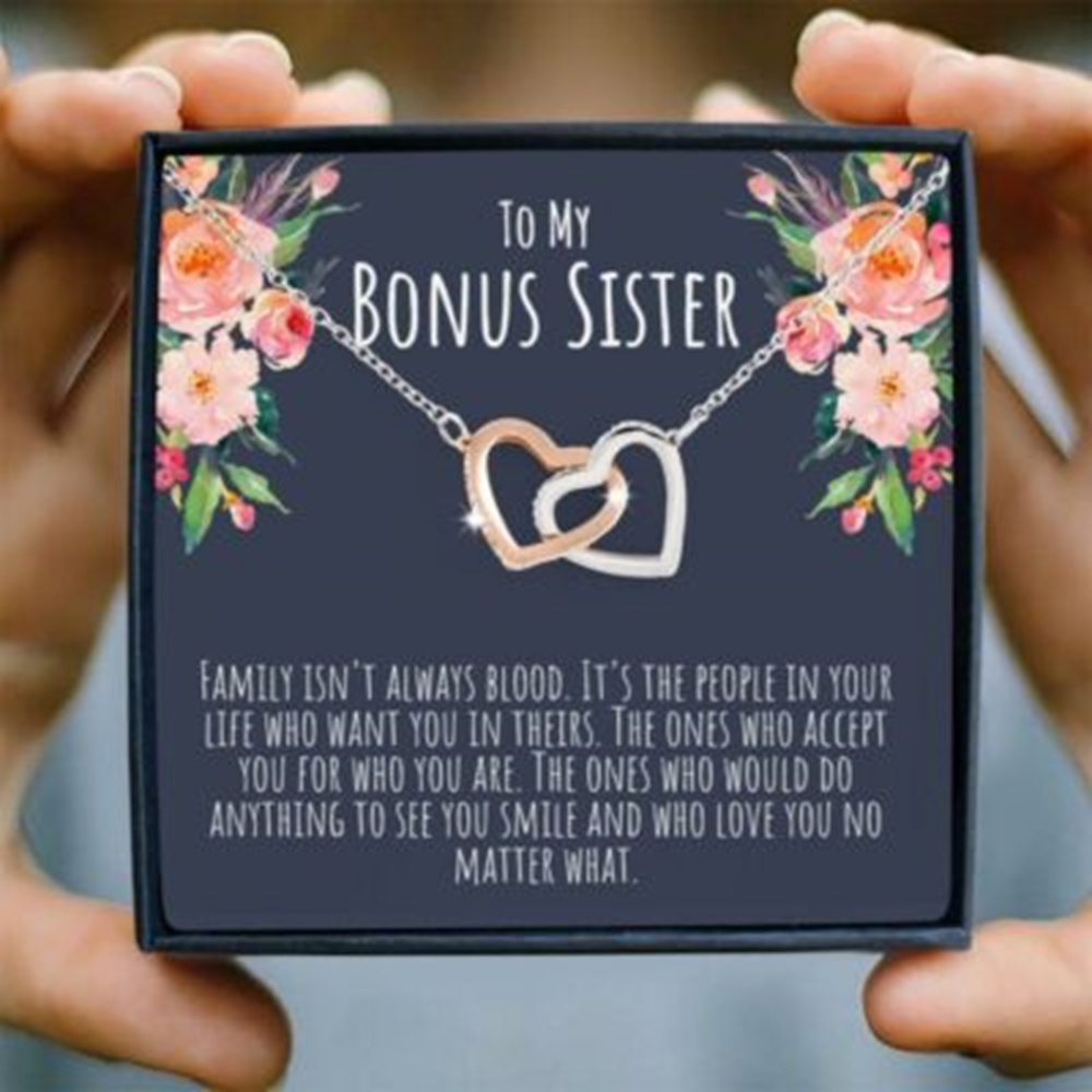 Sister Necklace, Bonus Sister Necklace, Gifts For Unbiological Sister, Step Sister, Sister In Law - Thegiftio UK