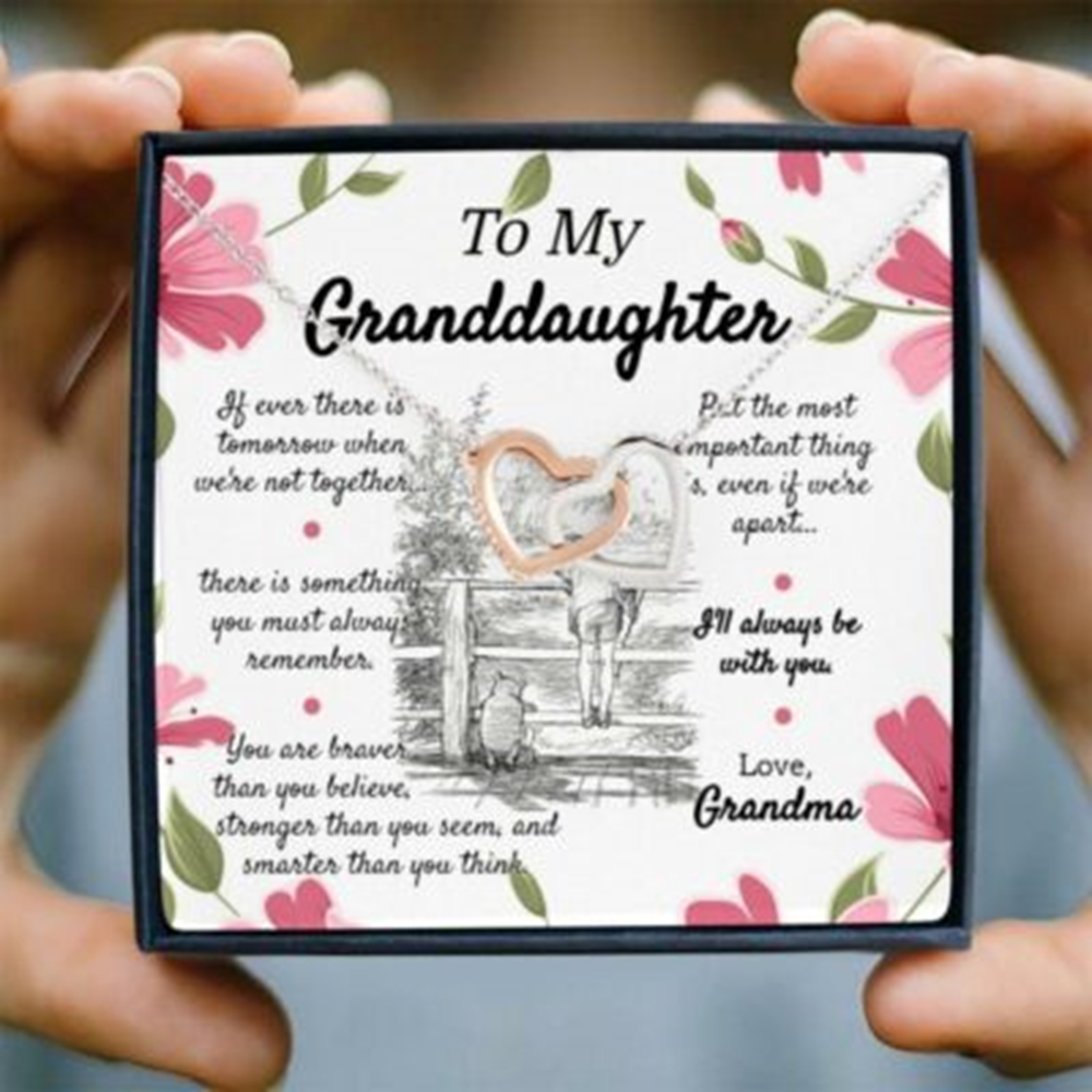 Granddaughter Necklace, To My Granddaughter ‘Christopher Robins’ Necklace, Gifts For Granddaughter - Thegiftio UK