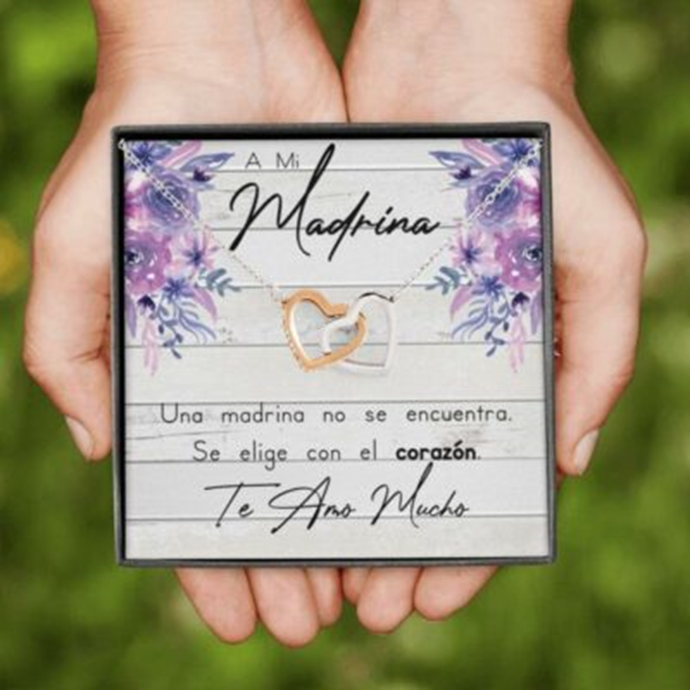 Godmother Necklace, Madrina Necklace Gift, La Mejor Comadre, Spanish Godmother, Gift For My Madrin - Thegiftio UK