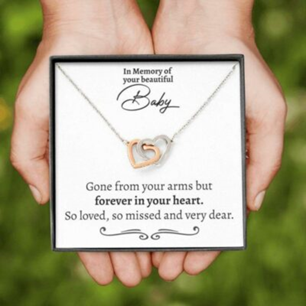 Infant Loss Necklace Gift, Miscarriage Gift, Pregnancy Loss Gift, Bereavement Gift Necklace - Thegiftio UK