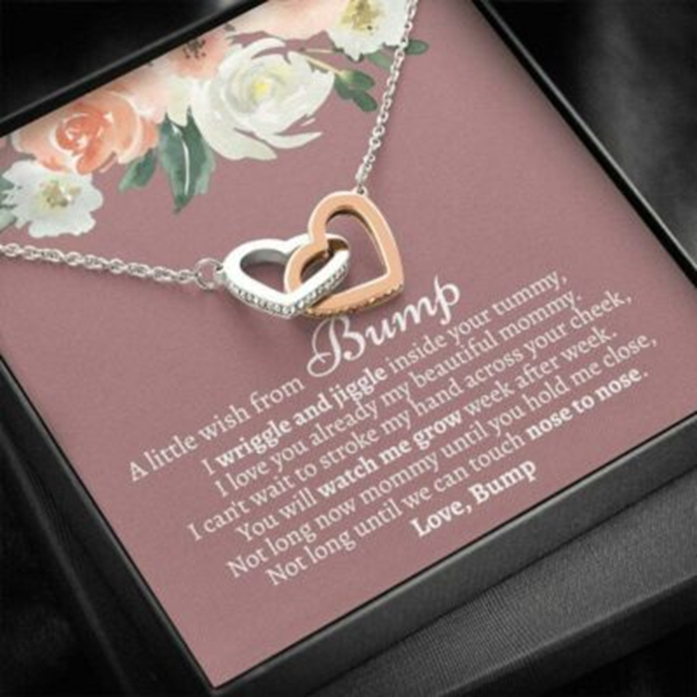 Mom Necklace, Baby Shower Necklace Gift For Mom To Be, Gift For Mom, First Time Mom To Be - Thegiftio UK