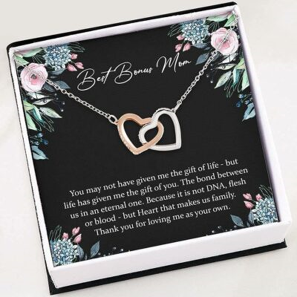 Stepmom Necklace, Bonus Mom Gift For Step Mom Necklace Mother Day Necklace Gift - Thegiftio UK